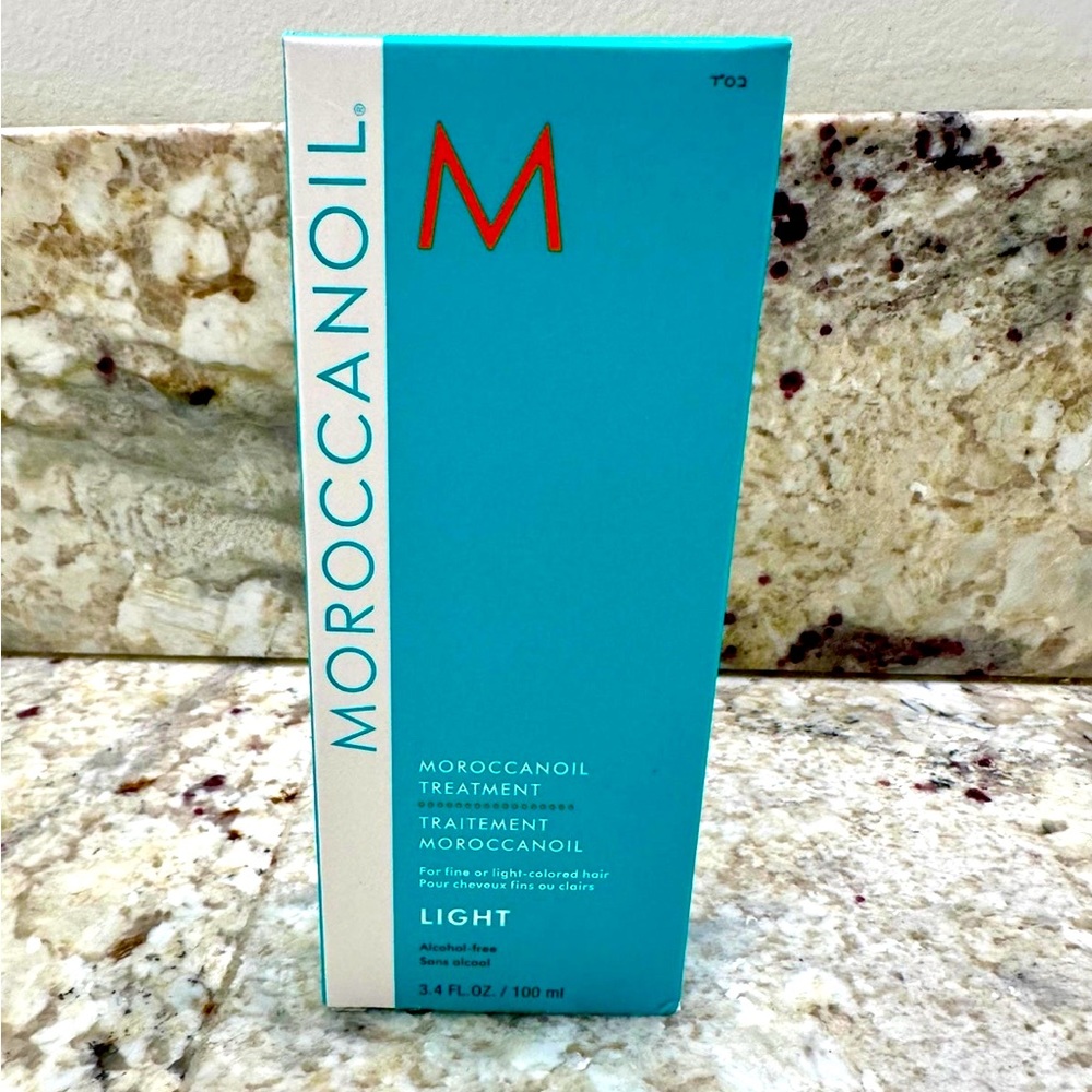 Moroccanoil Treatment Moroccan Oil Light New in Box 3.4 oz